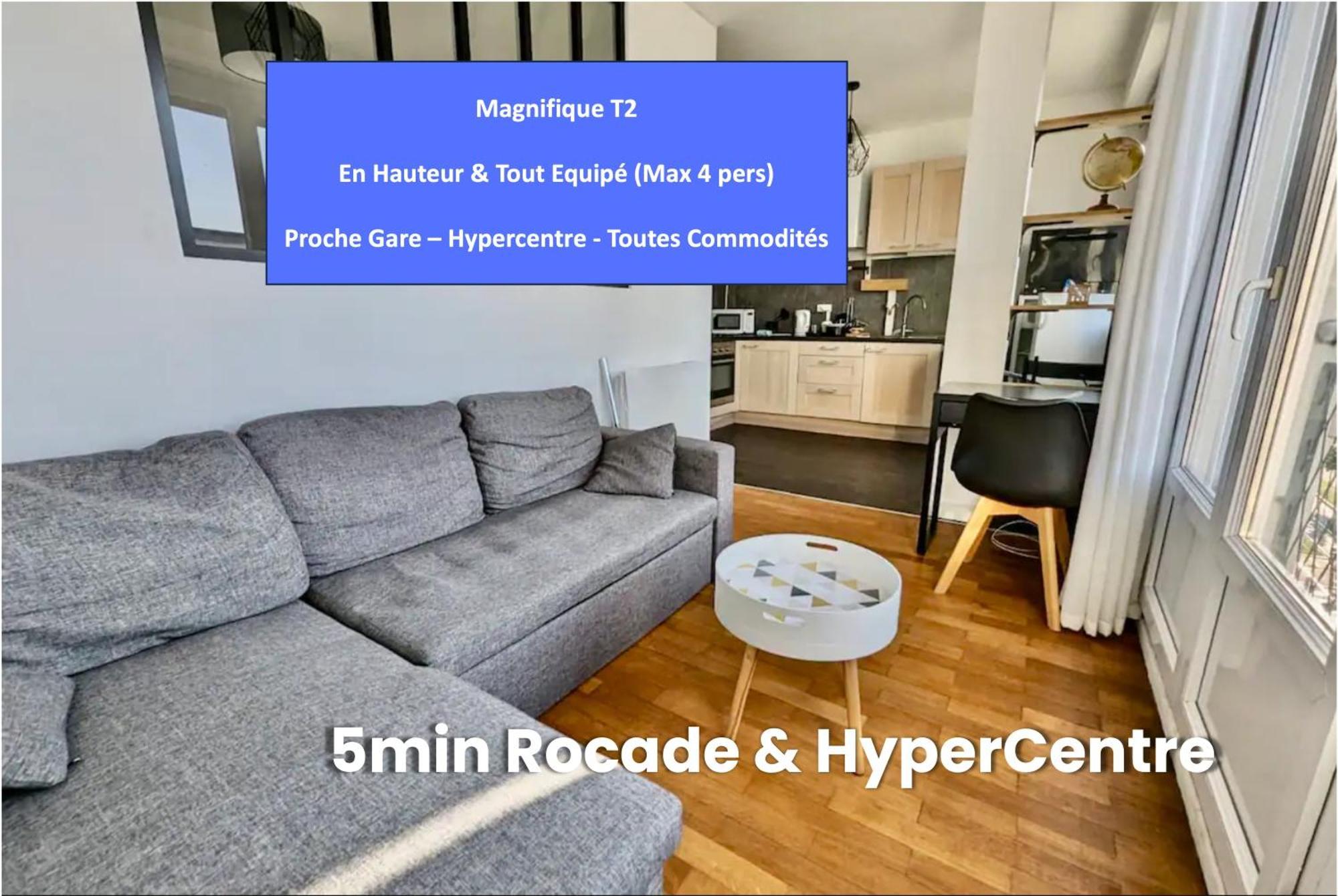 Excellent T2 - Superbe Vue Et Proche Rocade Apartment Grenoble